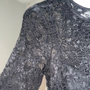 Beautiful black formal lace dress.